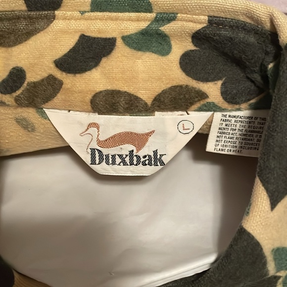 Men’s thick flannel camo hunting shirt - Picture 4 of 5